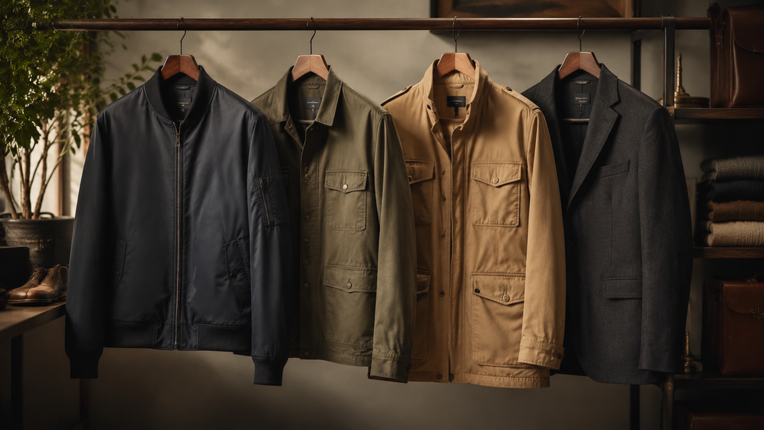 Men's bomber, chore, field and tailored jackets