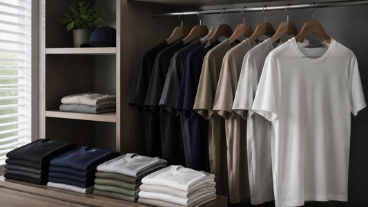 Men's T-shirts in classic neutral and earth tones