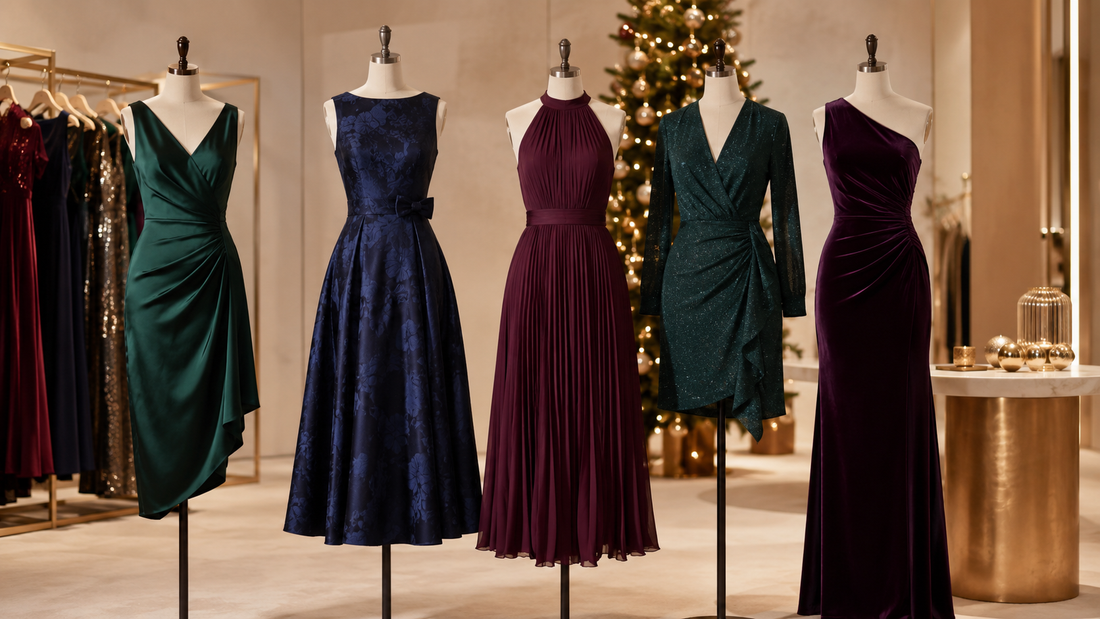 Party dresses in refined short, midi and long silhouettes