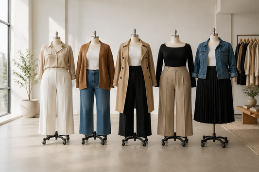 Inclusive plus-size women's capsule wardrobe