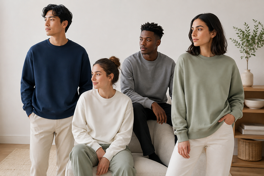 Unbranded sweatshirts in classic and relaxed cuts