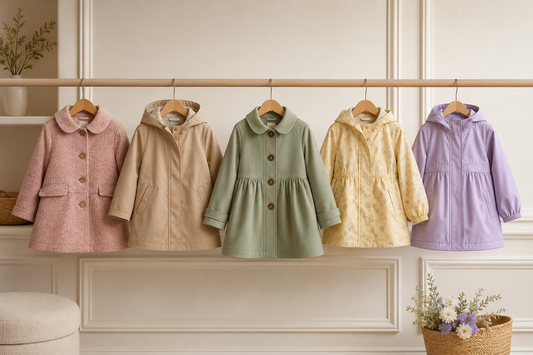 Girls coats in practical age-appropriate styles