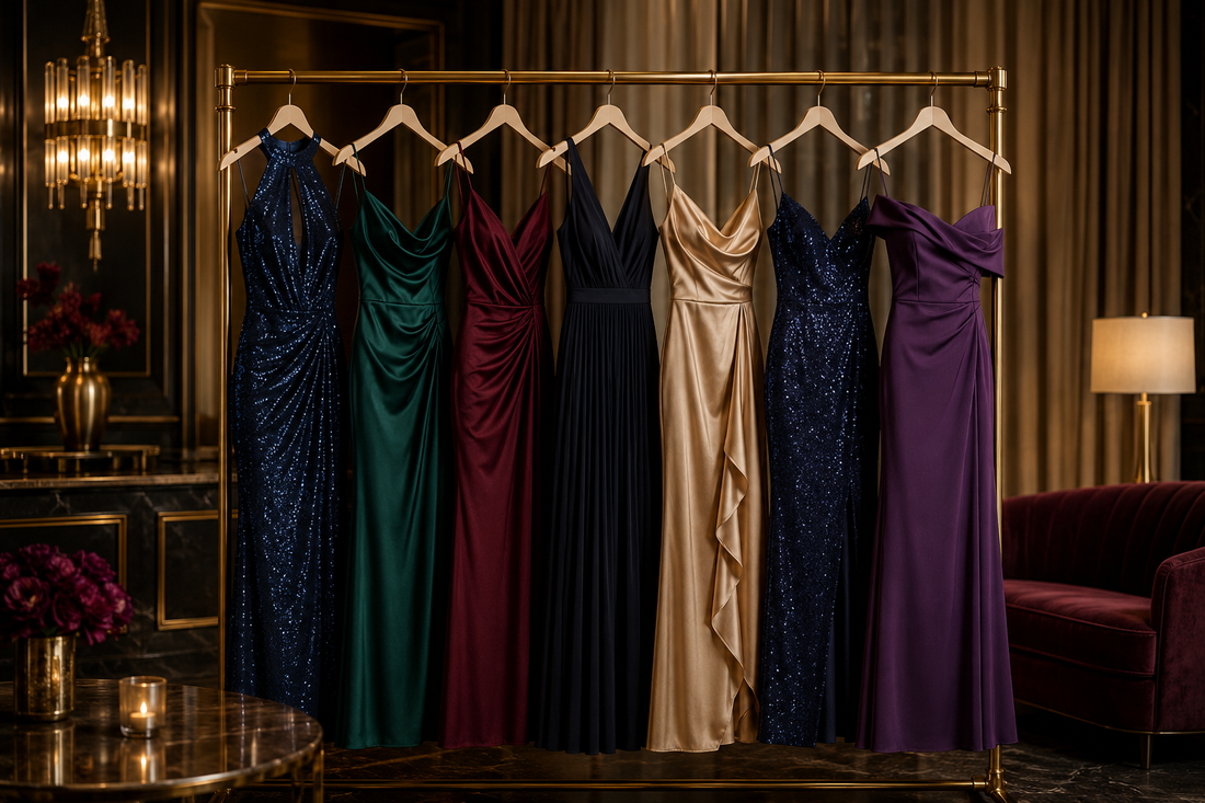 Going out dresses in elegant evening colors