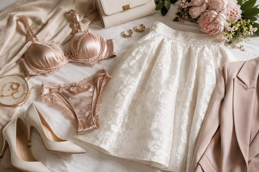 Lingerie Satin, Prima Donna Sophora &amp; Cecilie Bahnsen Skirt | ELVARA