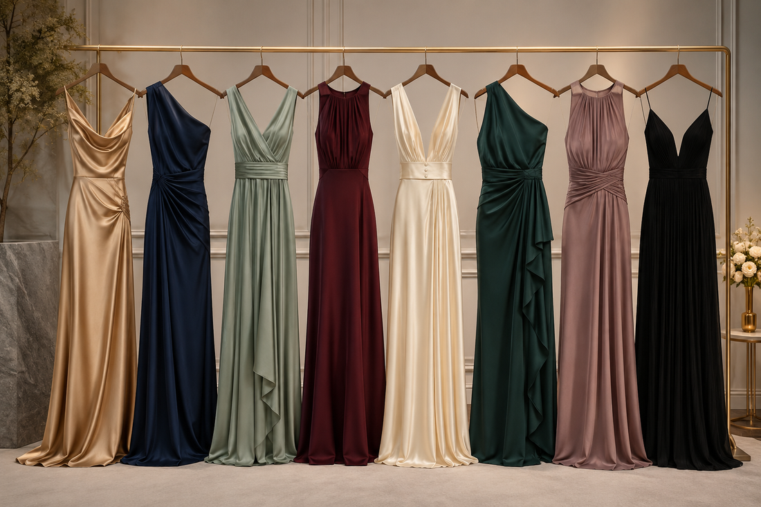 Long dresses for women in elegant silhouettes
