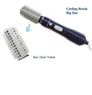 طقم تصفيف الشعر 7 في 1 مع ملحقات متعددة لفرد وتجعيد وتمويج الشعر