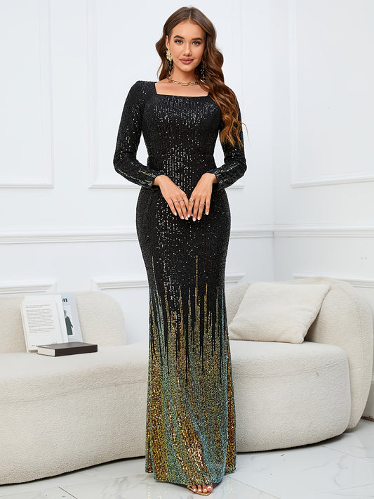 SL0817002 لينغ شان الاتجاهي - فستان كوكتيل أنيق للحفلات - L10009