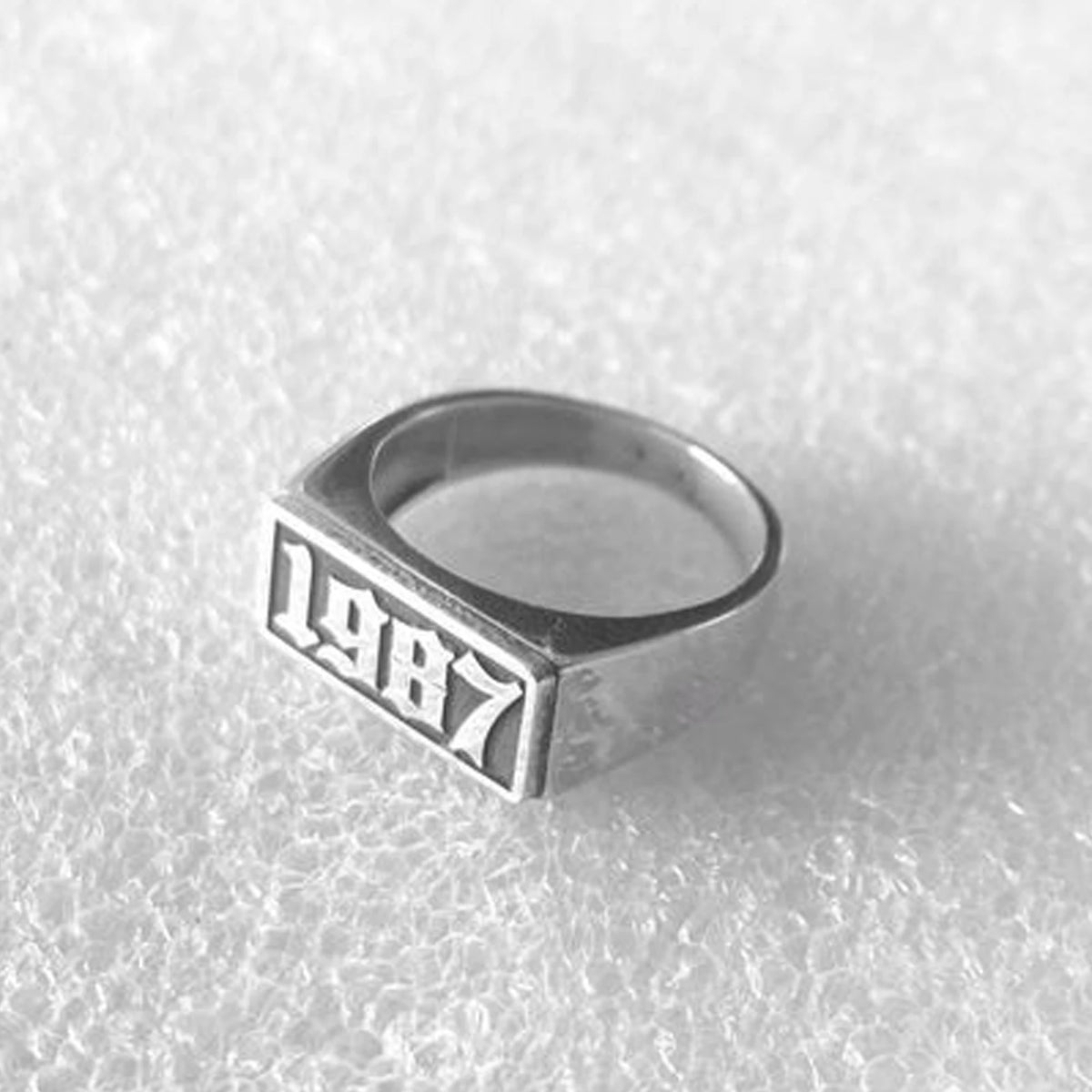 Custom 3D Wedding Ring For Couples Personalise Stainless Steel 3D Ring Gold 18K Plated Custom Birthday Father's Day Gifts