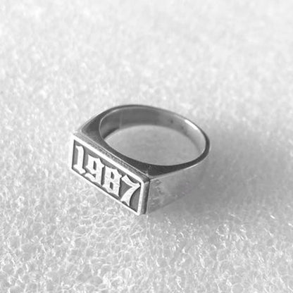 Custom 3D Wedding Ring For Couples Personalise Stainless Steel 3D Ring Gold 18K Plated Custom Birthday Father's Day Gifts