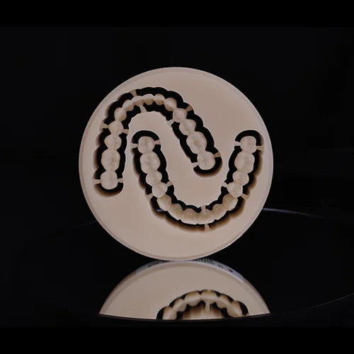 1pcs Dental PMMA Resin Plate For CAD/CAM System 98mm Carving Block Translucent Disc 10-25mm Clear Dentist Materials Lab Material