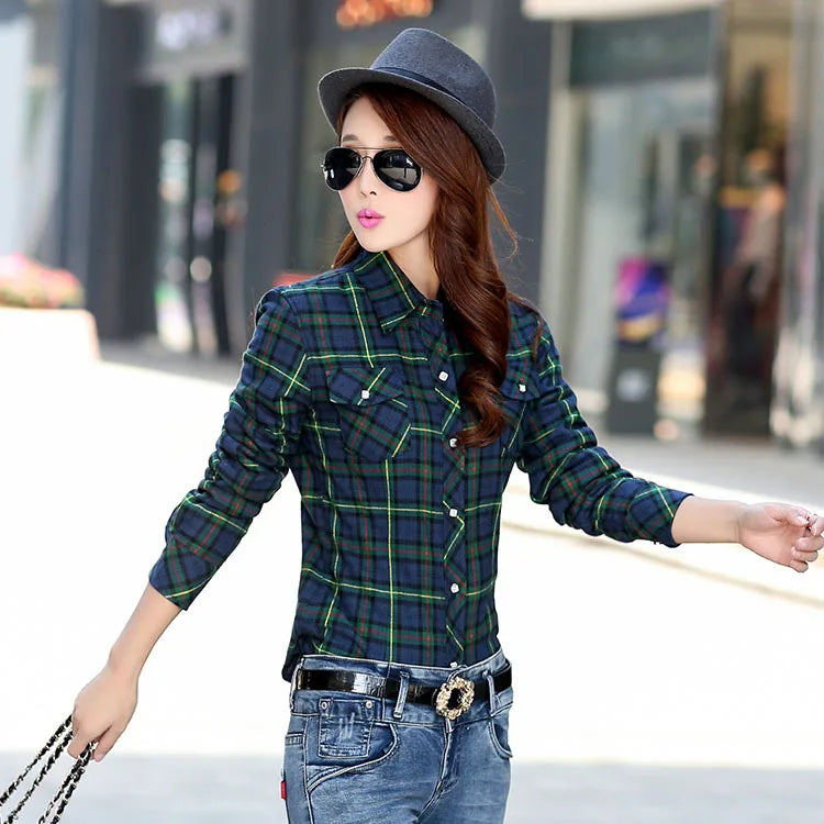 2026 Brand Winter Warm Women Velvet Thicke Plaid Shirt Style Coat Jacket Women Clothes Tops Female Casual Jacket Outerwear