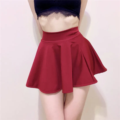 Micro Mini Skirt Club Sexy Wear Sheer See Through Skirts Sexy Women Ice Silk A-Line Pleated Skirt Low Rise Waist Ruffled Skirt