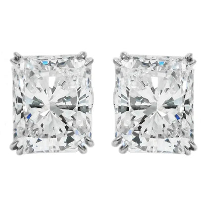 CAOSHI Stylish Simple Stud Earrings for Women Trendy Modern Style Dazzling Zirconia Accessories Wedding Engagement Jewelry Gift