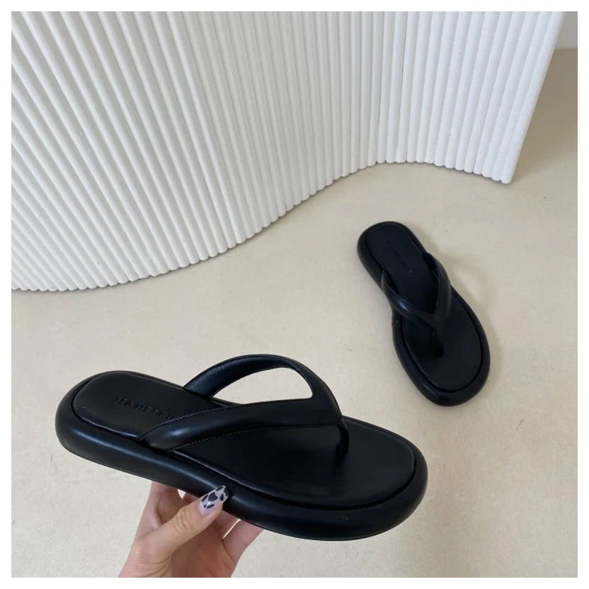 Women's Toe-Post Flat Sandals in Colour Options