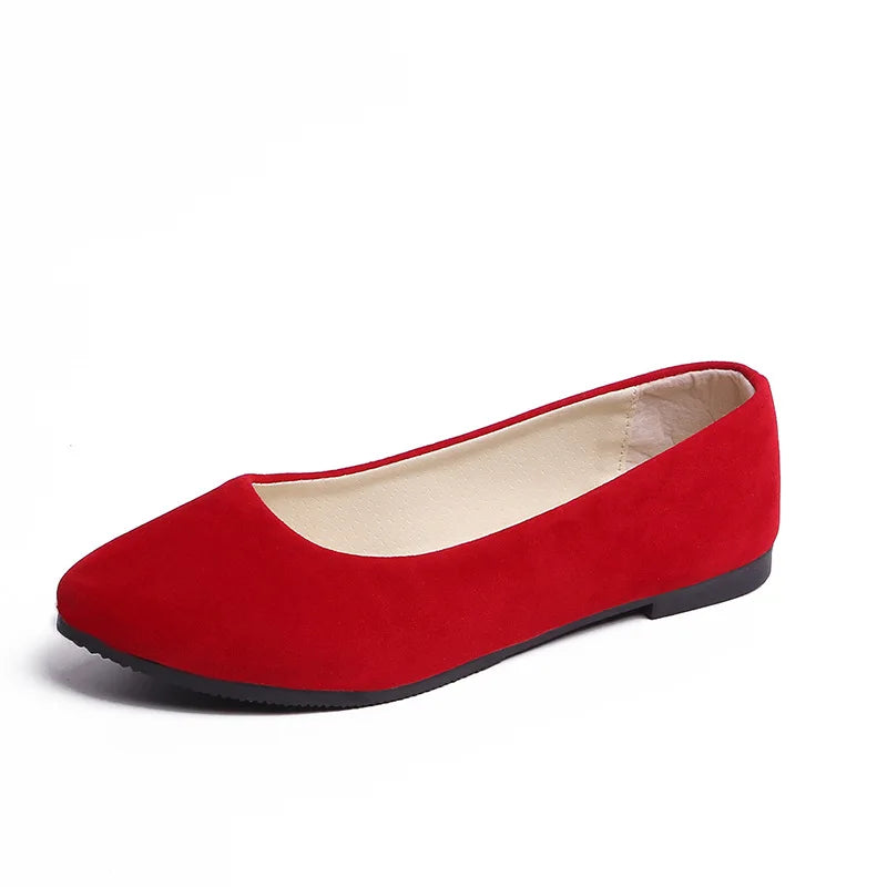 20Colors spring and summer wear women's flat shoes large comfortable shoes female candy color shoes Loafers EU 41/42/43 WSH2214
