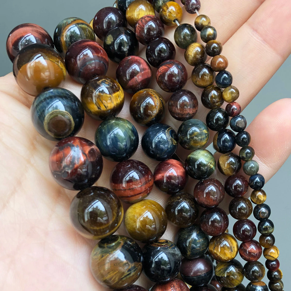 Natural Stone Dark Blue Chalcedony Jades Beads Round Loose Spacer Beads For Jewelry Making 4/6/8/10/12mm DIY Handmade Bracelets