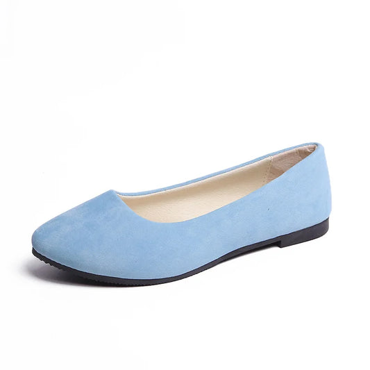 20Colors spring and summer wear women's flat shoes large comfortable shoes female candy color shoes Loafers EU 41/42/43 WSH2214