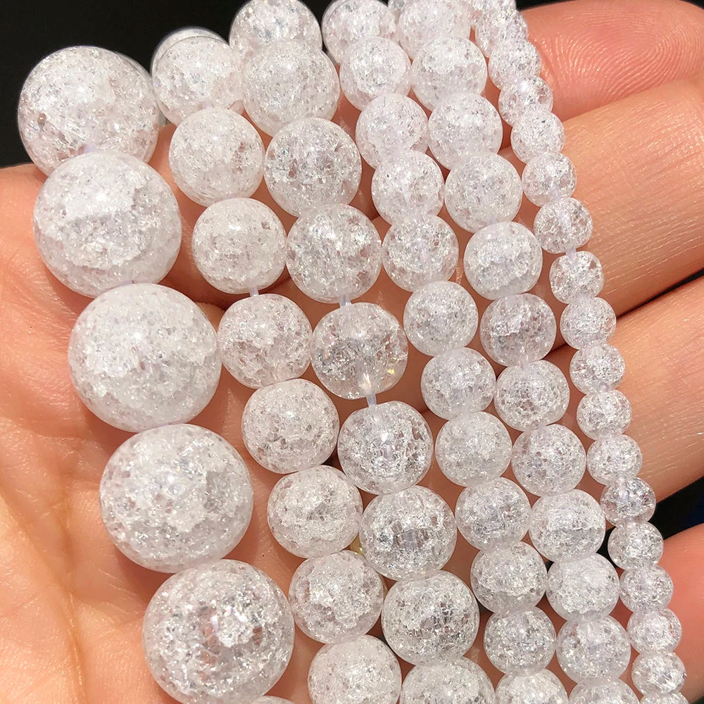 Natural Stone Dark Blue Chalcedony Jades Beads Round Loose Spacer Beads For Jewelry Making 4/6/8/10/12mm DIY Handmade Bracelets
