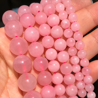 Natural Stone Dark Blue Chalcedony Jades Beads Round Loose Spacer Beads For Jewelry Making 4/6/8/10/12mm DIY Handmade Bracelets