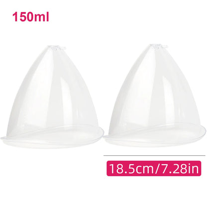 Vacuum Breast Lifting Cups Kit 6 Pairs Nozzle Body Massage Cupping Ass Hip Buttocks Lift Up Enlarger Enlargement Body Shaping