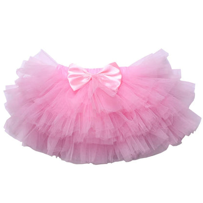Newborn Baby Girl Tutu Skirt Mini Tulle Candy Color Infantil Menina Kids Princess Pettiskirt Children Clothing 0-2Y