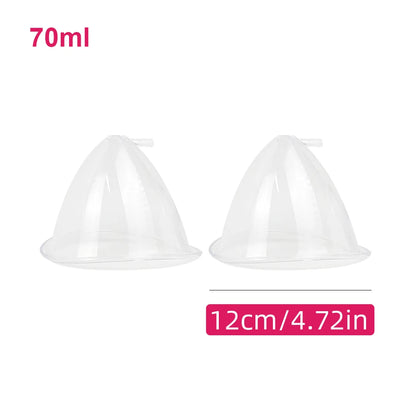 Vacuum Breast Lifting Cups Kit 6 Pairs Nozzle Body Massage Cupping Ass Hip Buttocks Lift Up Enlarger Enlargement Body Shaping