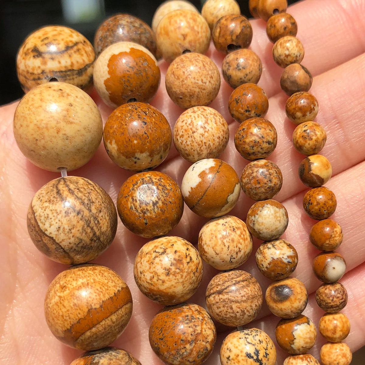 Natural Stone Dark Blue Chalcedony Jades Beads Round Loose Spacer Beads For Jewelry Making 4/6/8/10/12mm DIY Handmade Bracelets