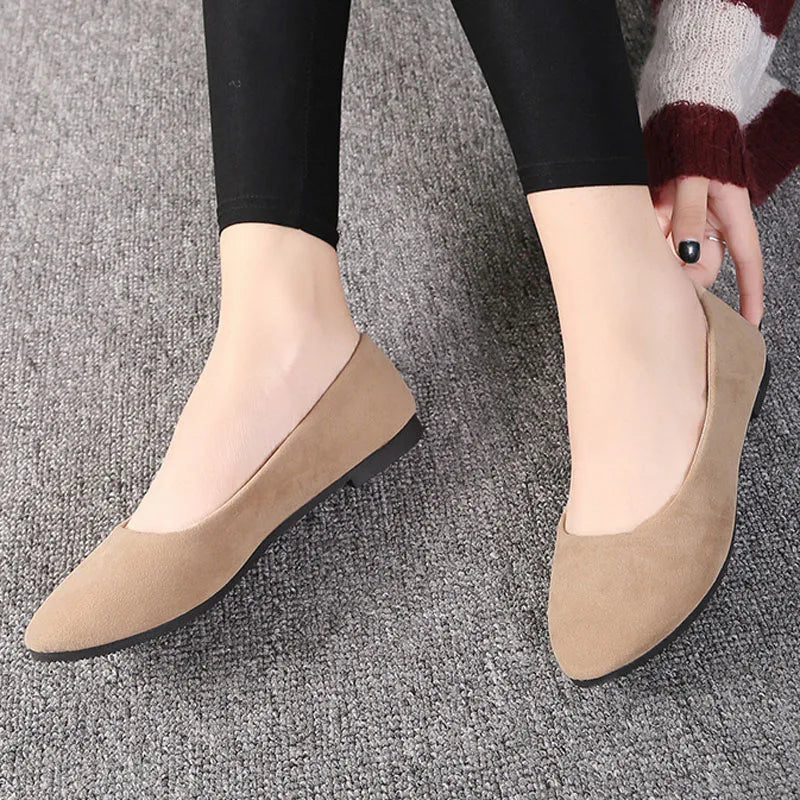 20Colors spring and summer wear women's flat shoes large comfortable shoes female candy color shoes Loafers EU 41/42/43 WSH2214