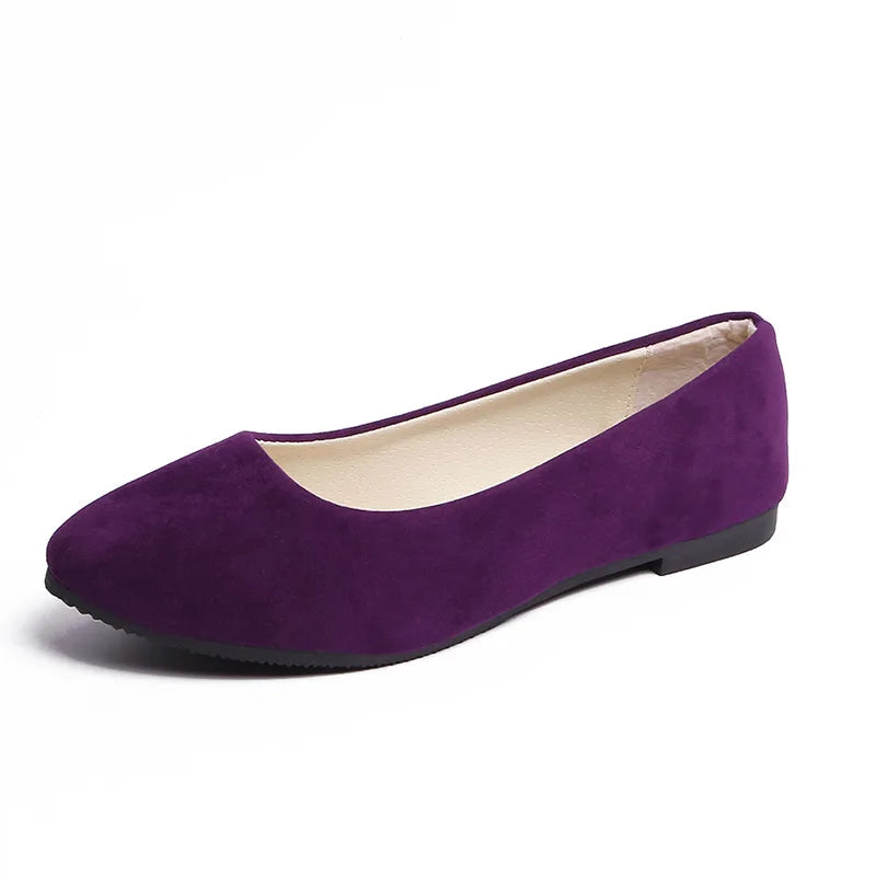20Colors spring and summer wear women's flat shoes large comfortable shoes female candy color shoes Loafers EU 41/42/43 WSH2214