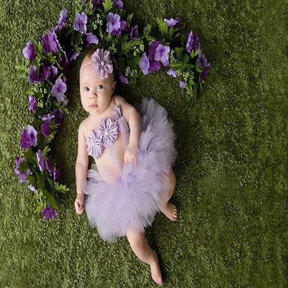 Newborn Baby Girl Tutu Skirt Mini Tulle Candy Color Infantil Menina Kids Princess Pettiskirt Children Clothing 0-2Y