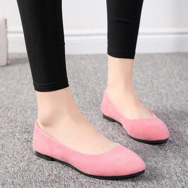 20Colors spring and summer wear women's flat shoes large comfortable shoes female candy color shoes Loafers EU 41/42/43 WSH2214