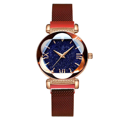 Elegant Quartz Watches Beautiful Casual Watches Women's Watches Starry Sky Bracelet Wristwatch For Women Lady