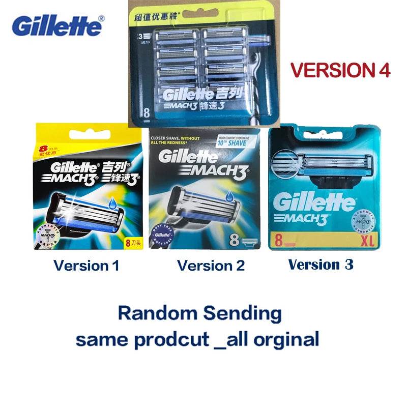 Gillette Mach 3 Razors or blades Classic Shaving Razor Blades Safety Straight Shaver Blade For Men Beard Cuchillas Afeitadoras