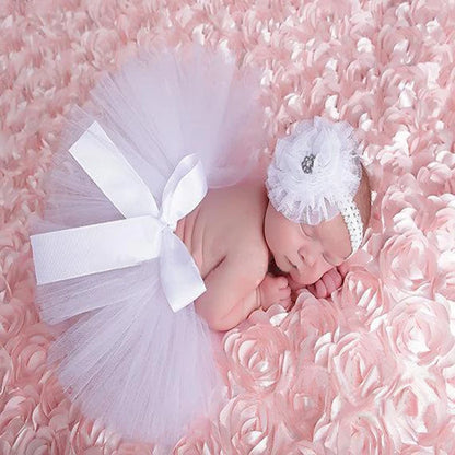 Newborn Baby Girl Tutu Skirt Mini Tulle Candy Color Infantil Menina Kids Princess Pettiskirt Children Clothing 0-2Y