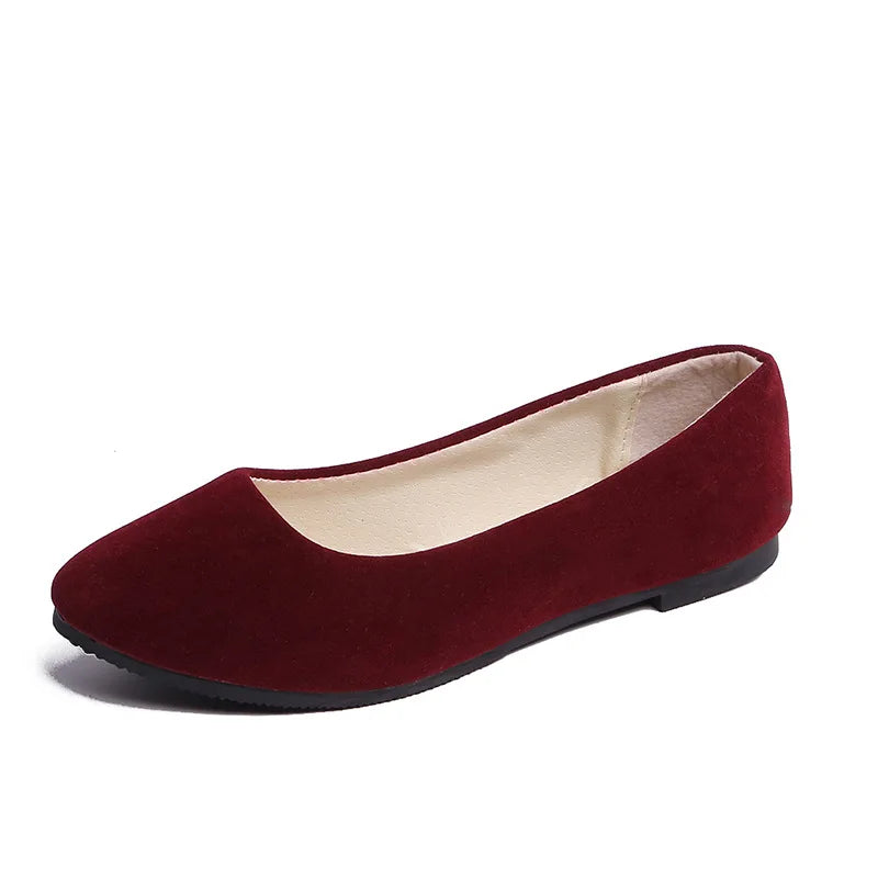 20Colors spring and summer wear women's flat shoes large comfortable shoes female candy color shoes Loafers EU 41/42/43 WSH2214
