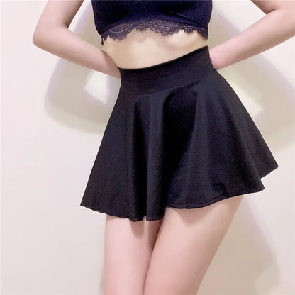 Micro Mini Skirt Club Sexy Wear Sheer See Through Skirts Sexy Women Ice Silk A-Line Pleated Skirt Low Rise Waist Ruffled Skirt