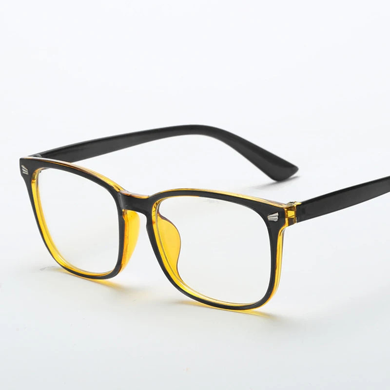 Transparent Computer Glasses Frame Women Men Anti Blue Light square Eyewear Blocking Glasses Optical Spectacle Eyeglass