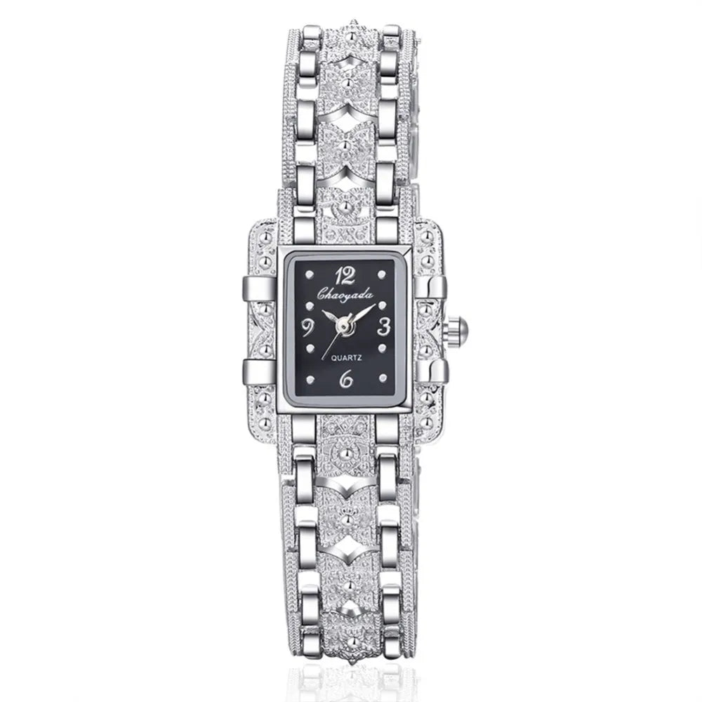 Sales Women Silver Bracelet Watch Fashion Women Watches Rhinestone Steel Ladies Wristwatch Luxury Female Clock Gift reloj mujer