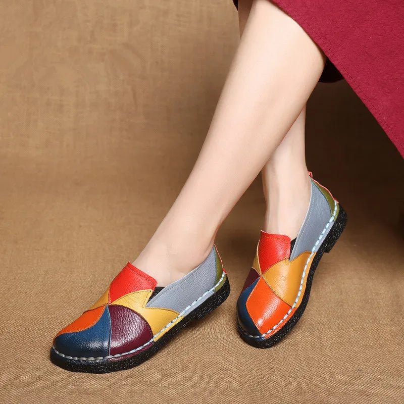Women's Stitched Slip-On Loafers