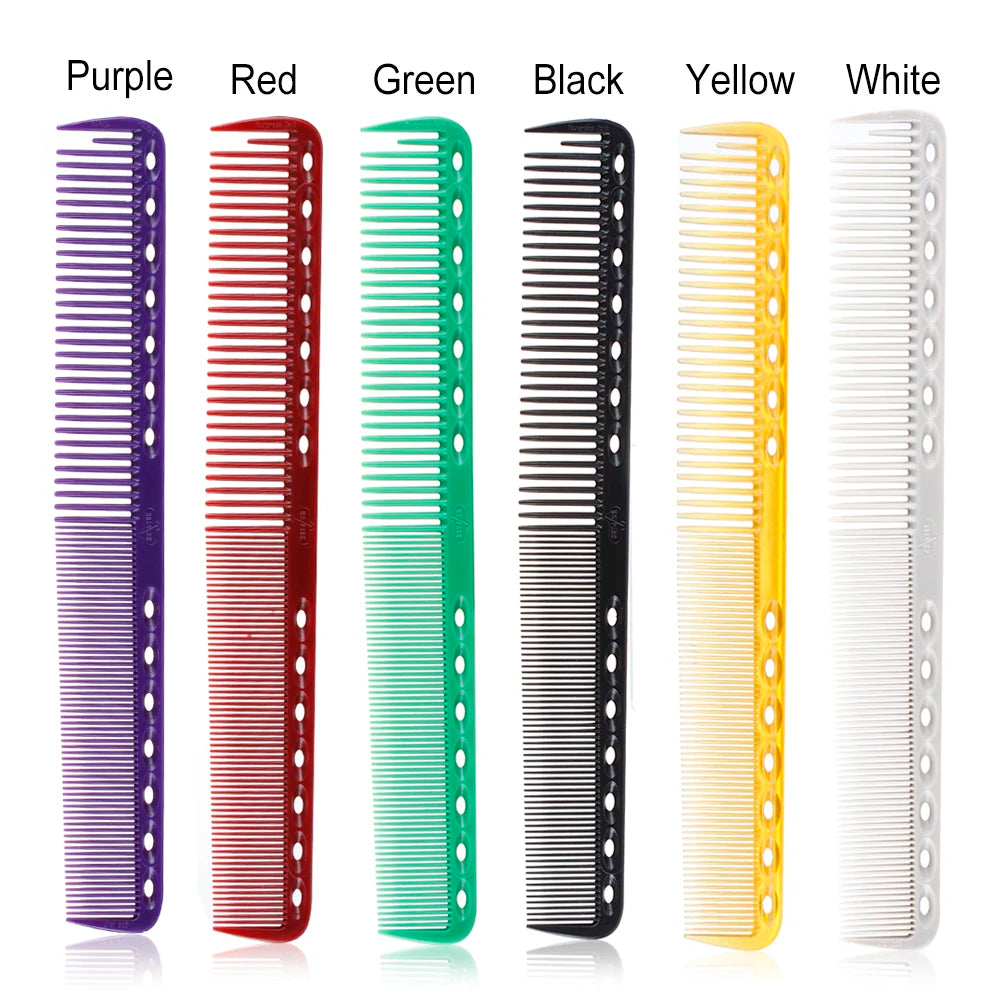 6 Colors Professional Hair Combs Barber Hairdressing Hair Cutting Brush Anti-static Tangle Pro Salon Hair Care Styling Tool