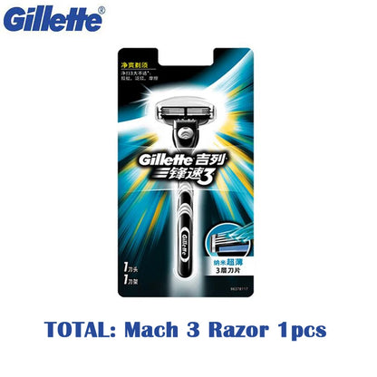 Gillette Mach 3 Razors or blades Classic Shaving Razor Blades Safety Straight Shaver Blade For Men Beard Cuchillas Afeitadoras