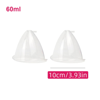 Vacuum Breast Lifting Cups Kit 6 Pairs Nozzle Body Massage Cupping Ass Hip Buttocks Lift Up Enlarger Enlargement Body Shaping