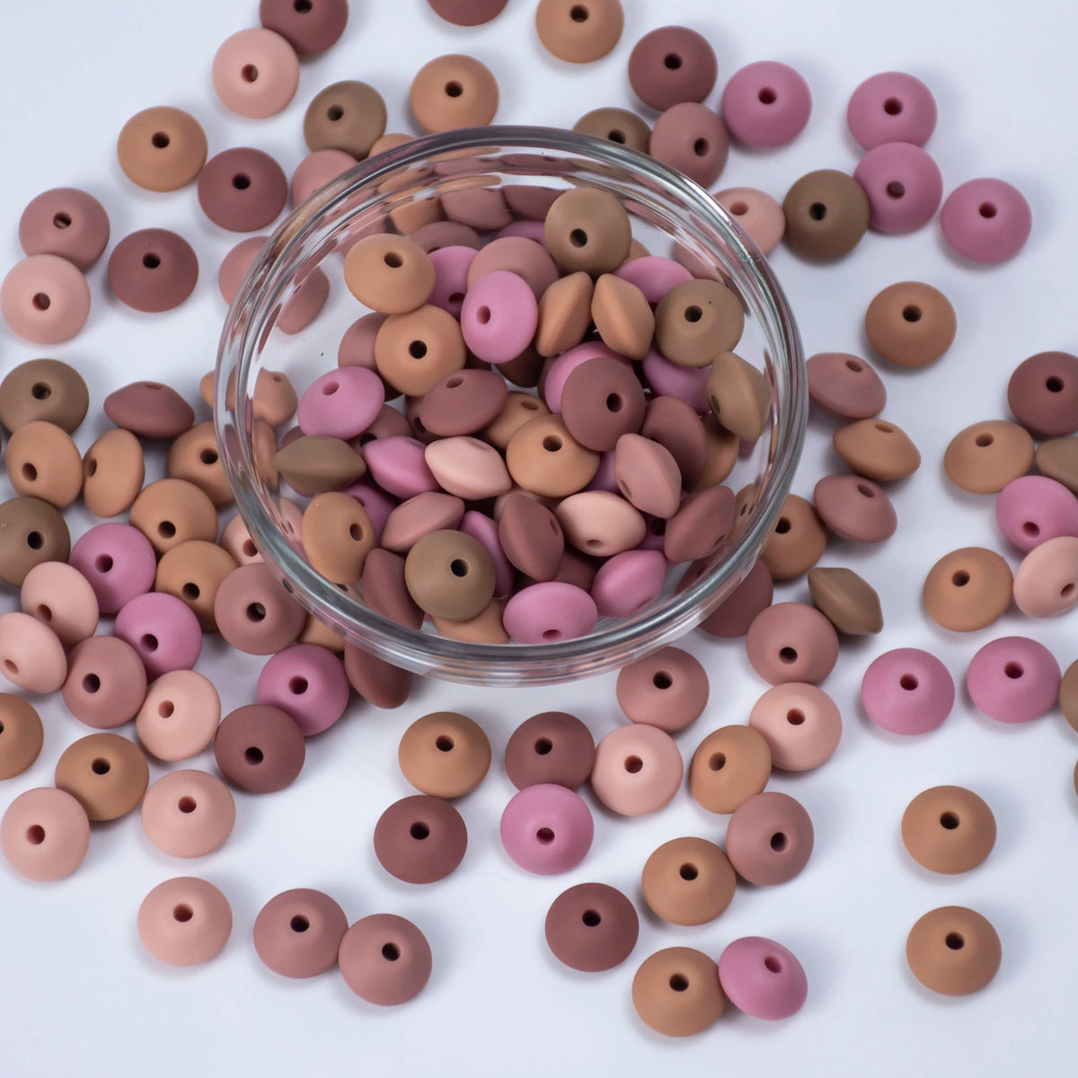 10 PCS 35 MM Round Silicone Clips BPA Free Baby Teething Teether Necklace Accessories Infant Pacifier Holder Chain Nipple DIY