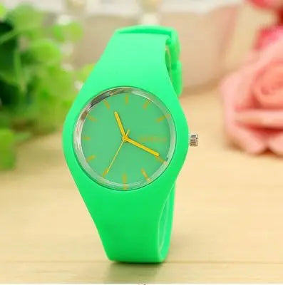 Geneva Women Watches Fashion Casual Sport Colorful Jelly Watches Silicone Band Quartz Wristwatches Girl Cheap Price Dropshipping