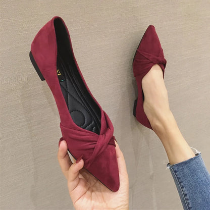 Basic Women Flats Black Flats for Women Dressy Comfort Ballet Foldable Flats Small Size 33 34 Big Size 45 46 Pointed Toe Slipons