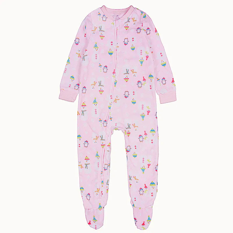 One-Piece Pajamas for Children Aged 3-10, Pajamas for Boys and Girls, Fleece One-Piece Suits, Soft and Warm