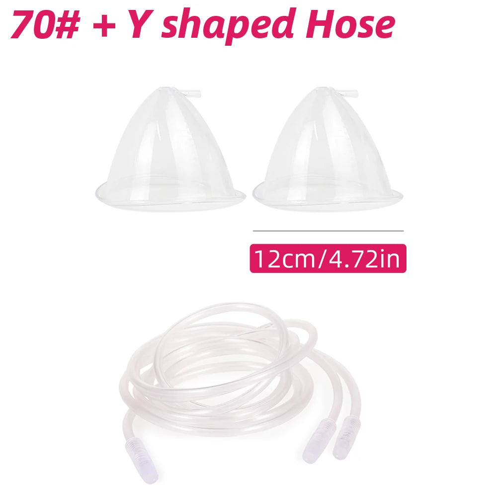 Vacuum Breast Lifting Cups Kit 6 Pairs Nozzle Body Massage Cupping Ass Hip Buttocks Lift Up Enlarger Enlargement Body Shaping