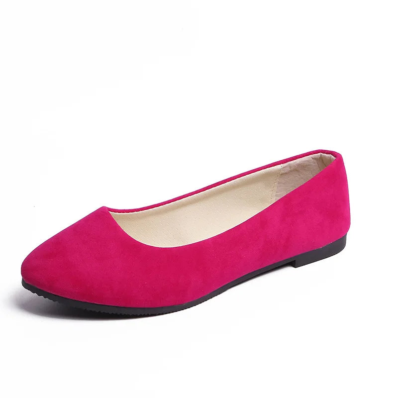 20Colors spring and summer wear women's flat shoes large comfortable shoes female candy color shoes Loafers EU 41/42/43 WSH2214