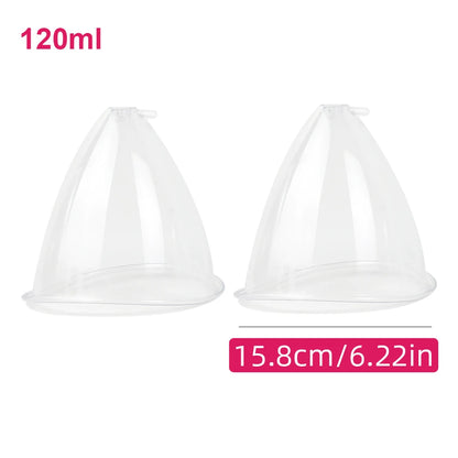 Vacuum Breast Lifting Cups Kit 6 Pairs Nozzle Body Massage Cupping Ass Hip Buttocks Lift Up Enlarger Enlargement Body Shaping