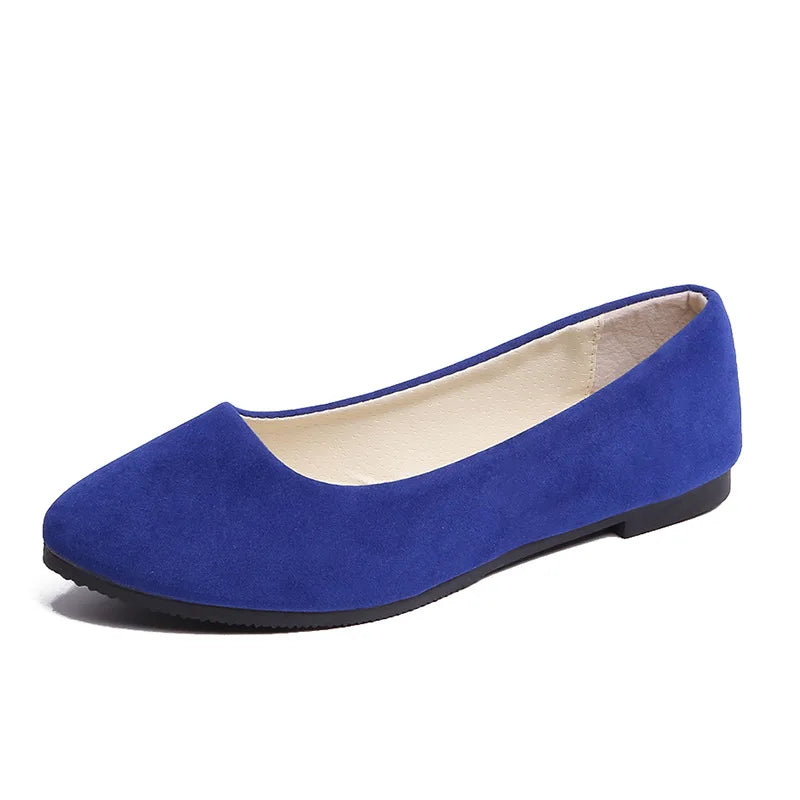 20Colors spring and summer wear women's flat shoes large comfortable shoes female candy color shoes Loafers EU 41/42/43 WSH2214